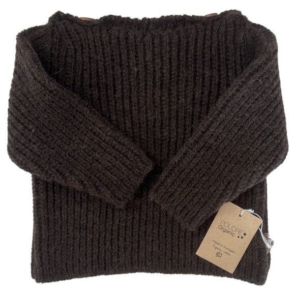 POUDRE ORGANIC Other - POUDRE ORGANIC - BABY KNITTED SWEATER - WOOL&ALPAGA- BROWN - 9M - NEW NO TAG